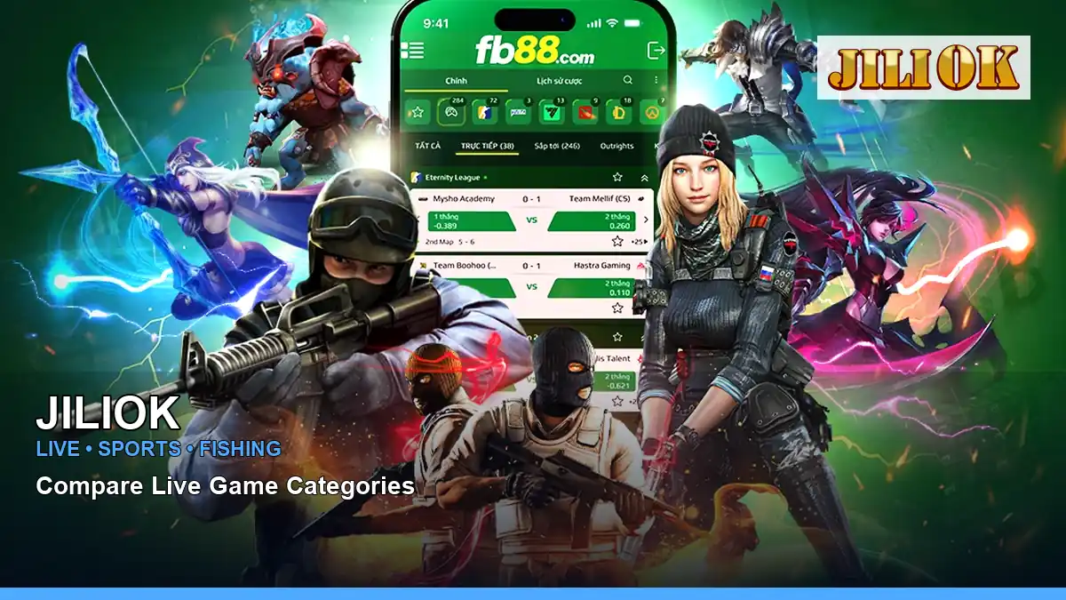 JILIOK sports betting and arcade games for Philippine players